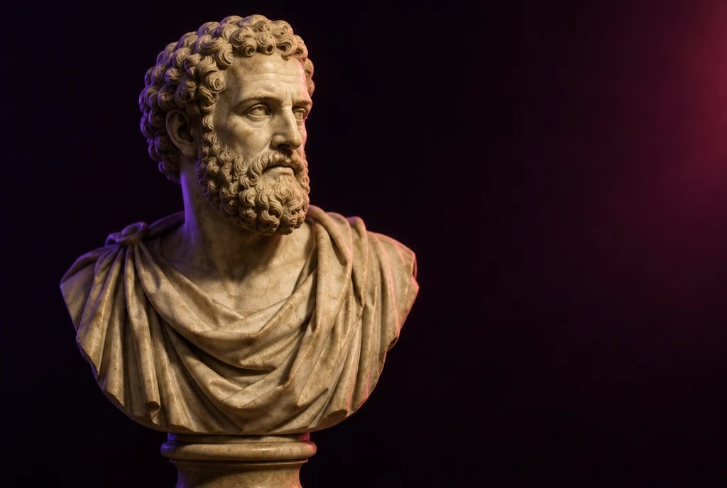 Busto de mármore de Galeno